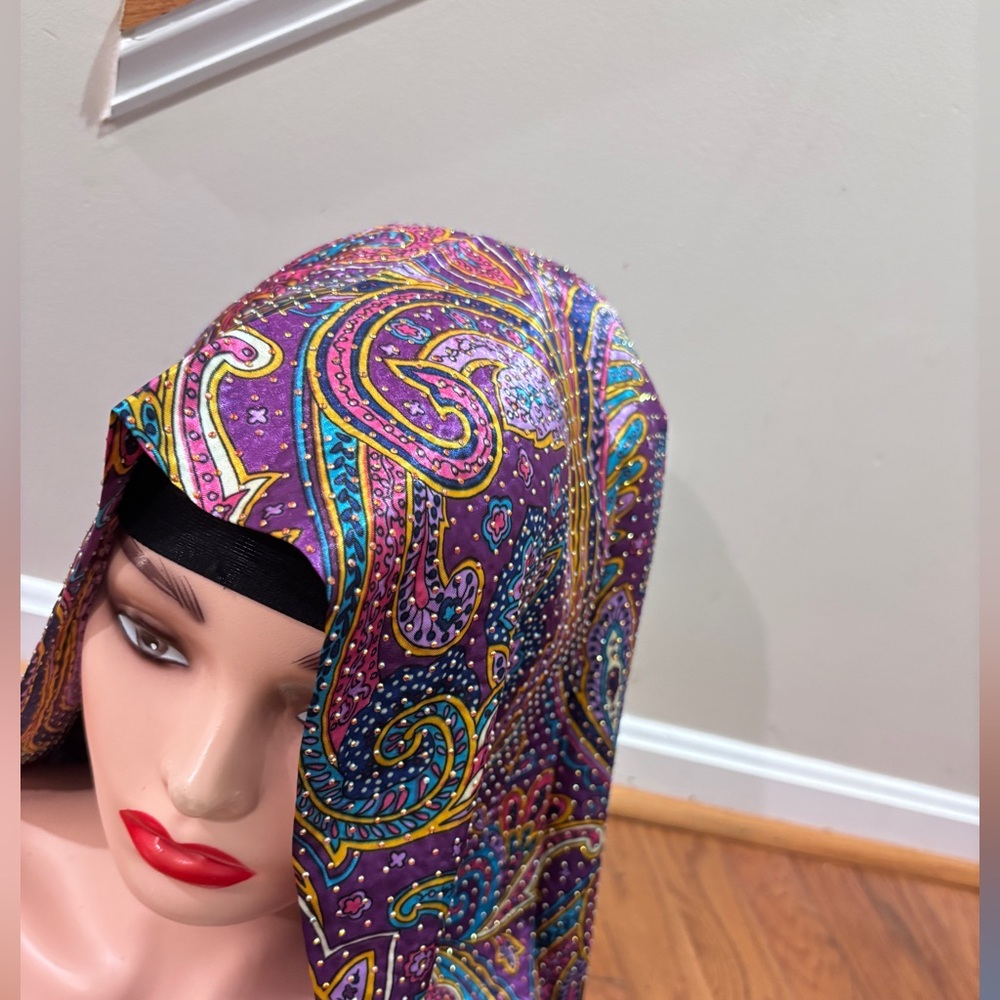 Paisley Multicolor Headscarf